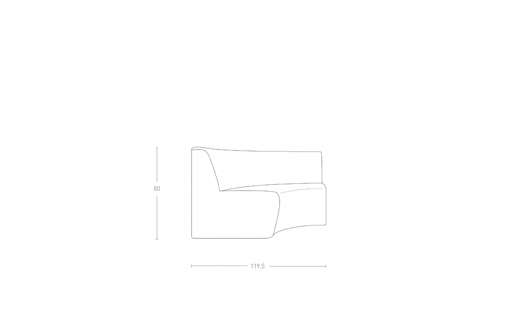 Dimensoes do produto sofa ricci